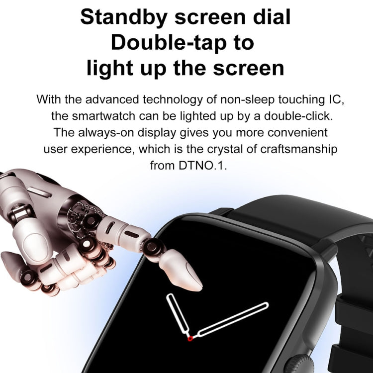 DT102 1.9-Inch Heart Rate/Blood Oxygen Monitoring Bluetooth Call Watch With NFC Function, Black, Silver, Gold, Black Steel, Silver Steel, Gold Steel