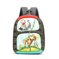 Kindergarten Cartoon School Bag 3D Hard Shell Children Shoulder Backpacks, Kitten, Bear, Monkey