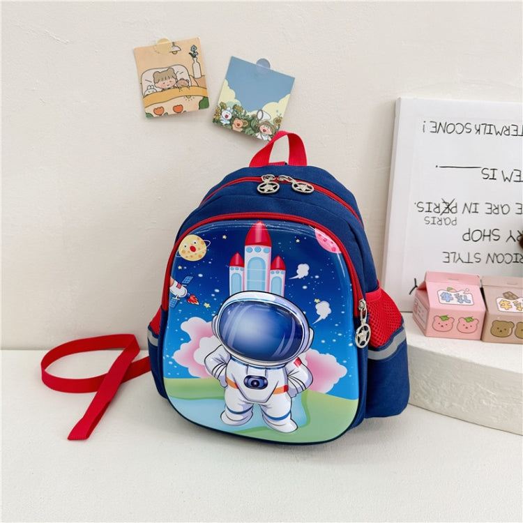 Children Kindergarten School Bag Cartoon Cute Hard Shell Shoulder Bag, Rabbit (Pink), Unicorn (Pink), Dinosaur (Sky Blue), Astronaut (Blue), Astronaut (Dark Blue)