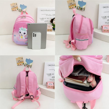 Children Kindergarten School Bag Cartoon Cute Hard Shell Shoulder Bag, Rabbit (Pink), Unicorn (Pink), Dinosaur (Sky Blue), Astronaut (Blue), Astronaut (Dark Blue)