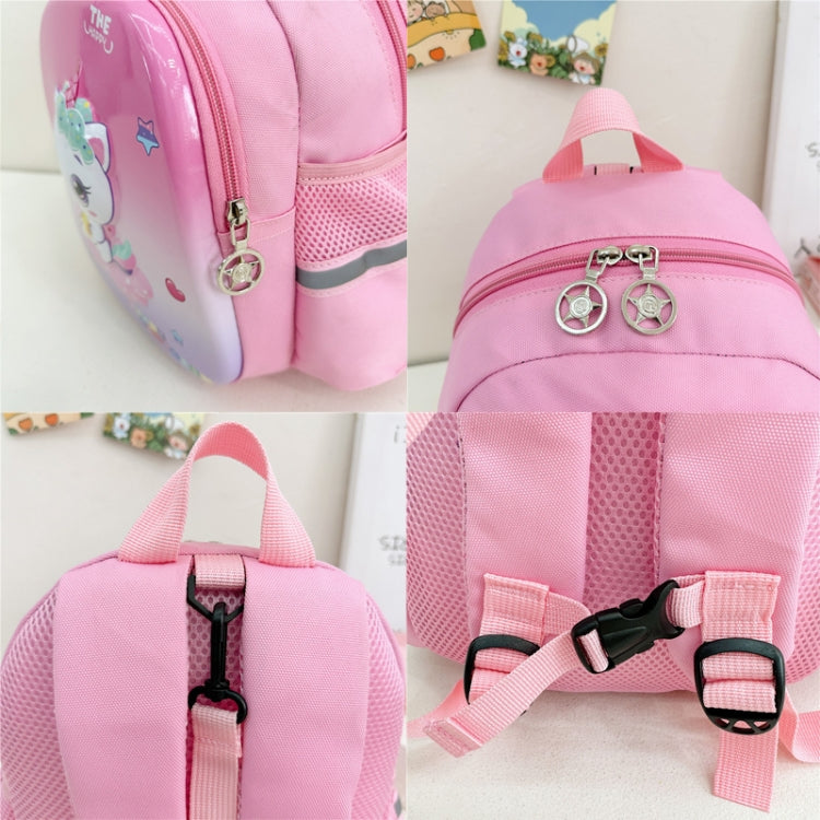 Children Kindergarten School Bag Cartoon Cute Hard Shell Shoulder Bag, Rabbit (Pink), Unicorn (Pink), Dinosaur (Sky Blue), Astronaut (Blue), Astronaut (Dark Blue)