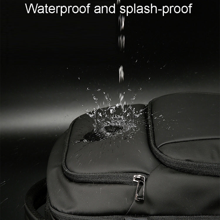 BANGE BG-7690 Mens Business Double-Shoulder Backpack Large Capacity Waterproof Traveling Computer Bag