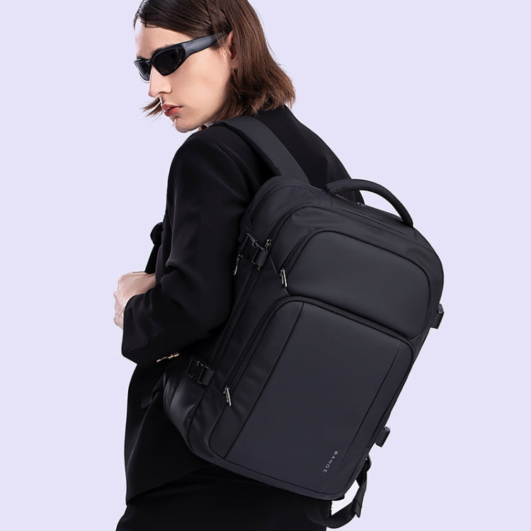 BANGE BG-7690 Mens Business Double-Shoulder Backpack Large Capacity Waterproof Traveling Computer Bag