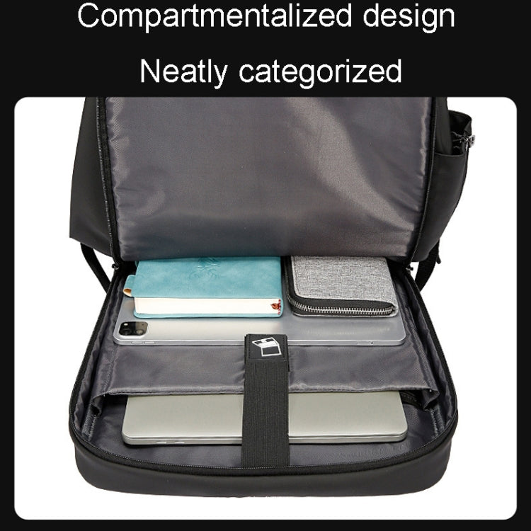 BANGE BG-7690 Mens Business Double-Shoulder Backpack Large Capacity Waterproof Traveling Computer Bag