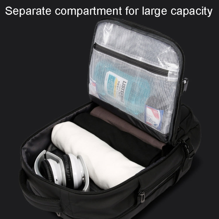 BANGE BG-7690 Mens Business Double-Shoulder Backpack Large Capacity Waterproof Traveling Computer Bag