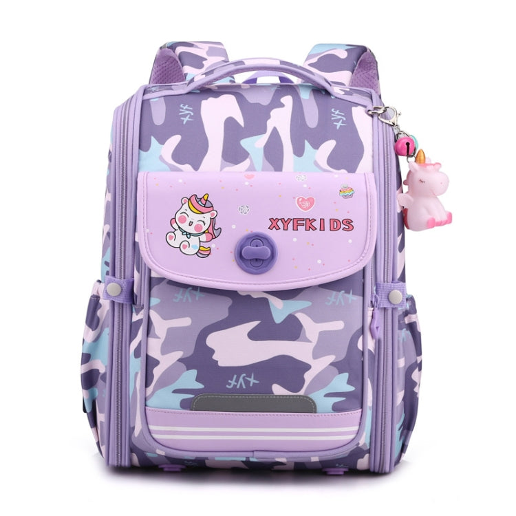 XYFKIDS Girls Cute Shoulder Backpack Dual Student Schoolbag Kids Casual Space Bag