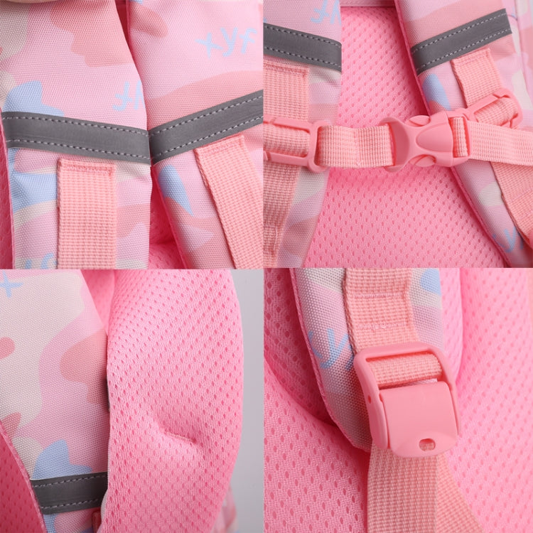 XYFKIDS Girls Cute Shoulder Backpack Dual Student Schoolbag Kids Casual Space Bag