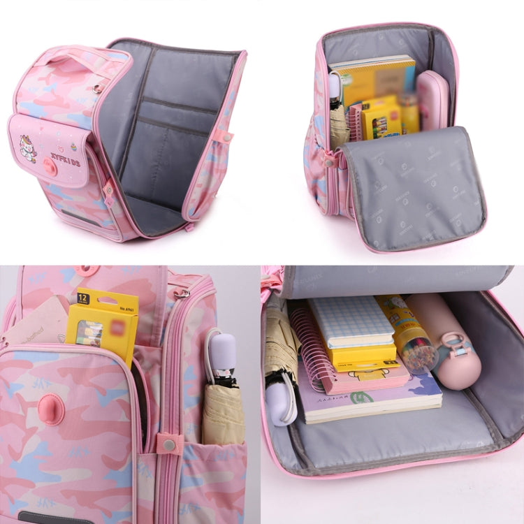 XYFKIDS Girls Cute Shoulder Backpack Dual Student Schoolbag Kids Casual Space Bag