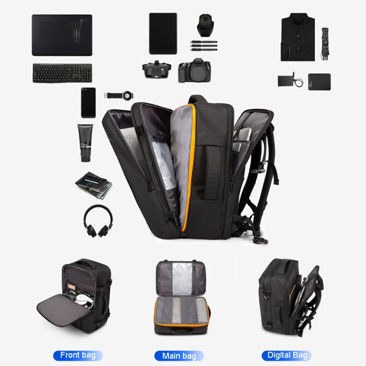 BANGE BG-1909 Small Mens Outdoor Double-Shoulder Backpack Waterproof Traveling Computer Bag, BG-1909