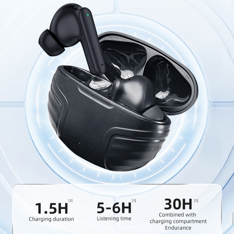 DE818 Bluetooth V5.3 In-Ear Headset  ANC+ENC Noise Reduction Headphone With Charging Case