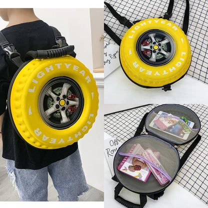 Children EVA Tire Shape Schoolbag Kindergarten Shoulder Bag
