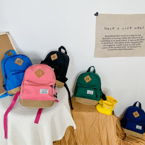 3-6 Year Old Kindergarten Children School Bag Simple Design Shoulder Bag