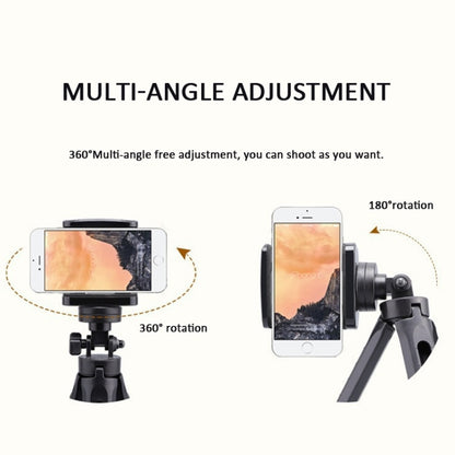 Portable Tabletop Camera Phone Tripod With Ball Head Removable Mini Selfie Tripod