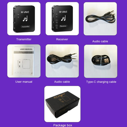 M-VAVE WP-10 2 In 1 Wireless Monitor Ear Return Transmitter Receiver One In One, Transmitter+Receiver