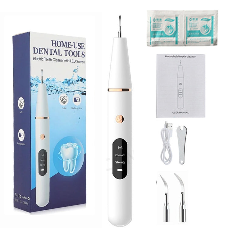 Ultrasonic Electric Dental Scaler Teeth Plaque Cleaner Dental Stone Removal With LED Light, Package A, Package B, Package A with Accessories, Pacakge B with Accessories