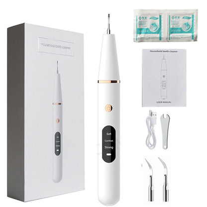 Ultrasonic Electric Dental Scaler Teeth Plaque Cleaner Dental Stone Removal With LED Light, Package A, Package B, Package A with Accessories, Pacakge B with Accessories