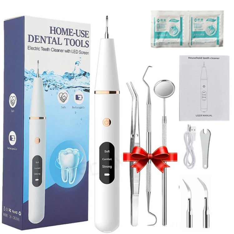 Ultrasonic Electric Dental Scaler Teeth Plaque Cleaner Dental Stone Removal With LED Light, Package A, Package B, Package A with Accessories, Pacakge B with Accessories