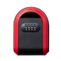 Full Plastic Key Box Password Lock Door Key Storage Password Box, Black, Red, Blue