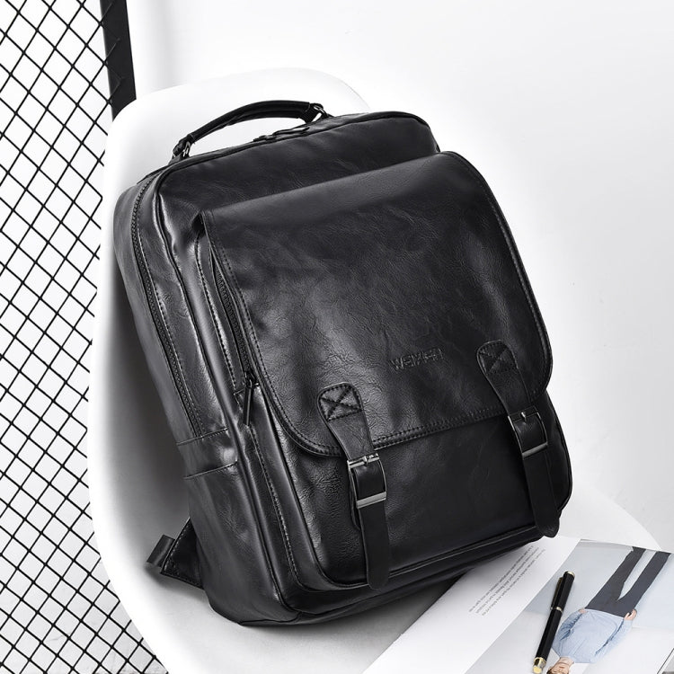 WEIXIER B677 Large Capacity Waterproof Business Backpack with USB Charging Hole