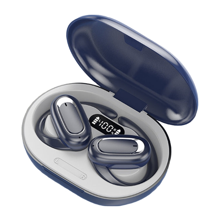 T35 OWS Adjustable Ear-Hook Call Noise Reduction Wireless Bluetooth 5.3 Earphones, Black, White, Blue