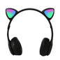 P47M LED Light-emitting Cat Ears Gaming Bluetooth Wireless Headset