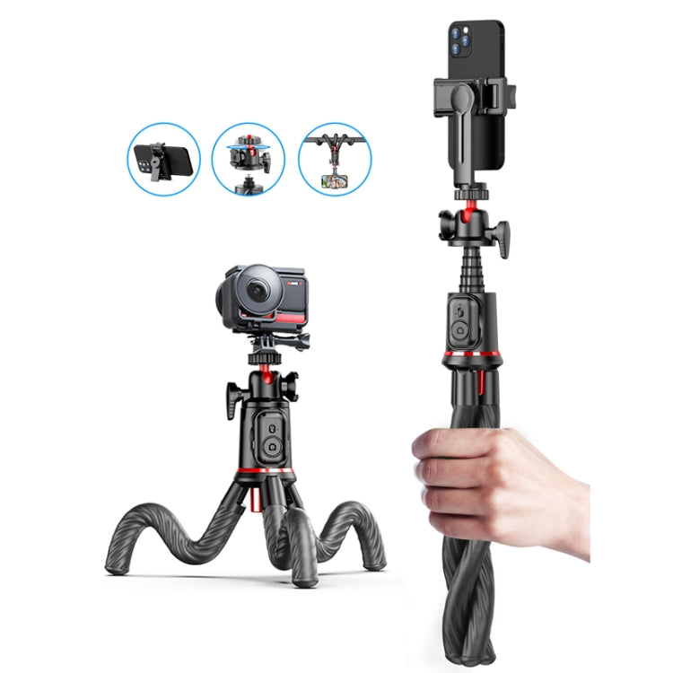 Octopus Tripod Mobile Phone Camera Portable Handheld Photo Bracket, C03 Telescopic Pole With Remote, C02