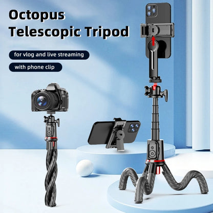 Octopus Tripod Mobile Phone Camera Portable Handheld Photo Bracket, C03 Telescopic Pole With Remote, C02