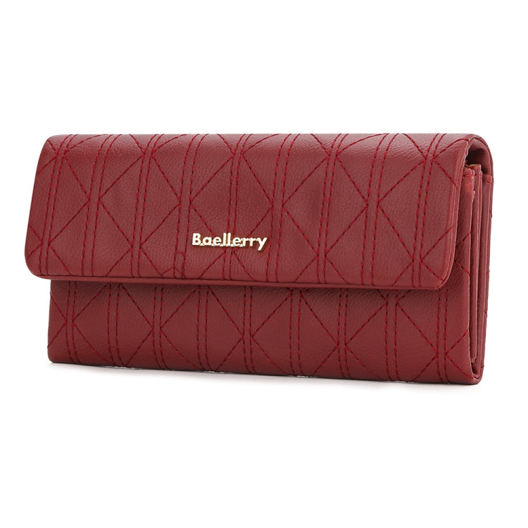 Baellerry N8918 Ladies Long Large Capacity Wallet Magnetic Buckle Clutch Phone Bag