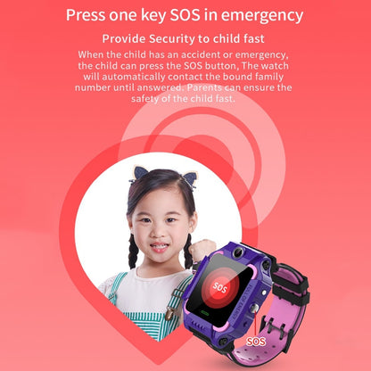 Q19 1.44-inch 360-degree Rotating Positioning Camera Smart Waterproof Children Calling Watch