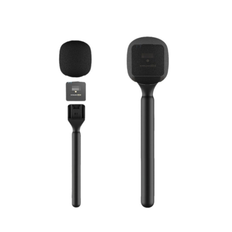 Microphone Interview Handle For DJI Mic / Moma / Rode Wireless Go / Relacart, Interview Handle