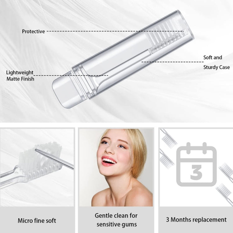 Foldable Toothbrush Set For Traveling Business Portable Hotel Transparent Storage Toothbrush, OPP Bag