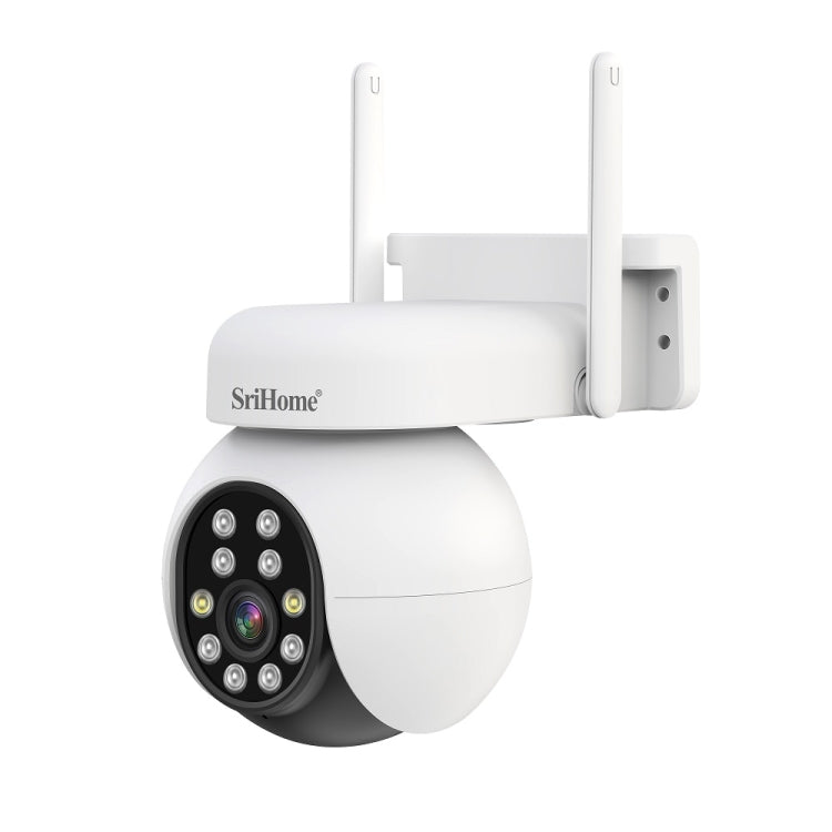 SriHome SH052B Wifi 5MP Wireless PTZ IP AI Auto Tracking Sound&Light Alarm Starlight Color Night Vision Outdoors Surveillance Camera, EU, US, UK, AU