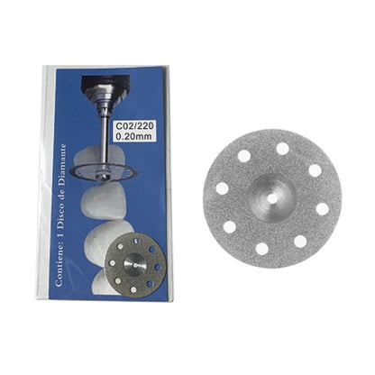 0.2mm Dental Lab Polishing Diamond Discs Dentist Rotary Cutting Tool, C02/220, C03/220, C04/220, C11/220, C19/220, CM06/220, CM08/220, CM10/220, CM11/220