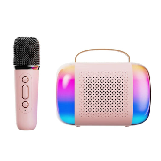 Portable Bluetooth Speaker Home And Outdoor Wireless Karaoke Audio, Y5 1 Microphone, Y5 2 Microphone