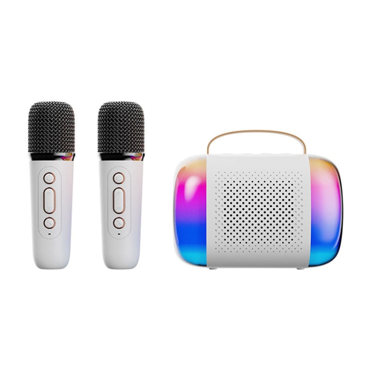 Portable Bluetooth Speaker Home And Outdoor Wireless Karaoke Audio, Y5 1 Microphone, Y5 2 Microphone