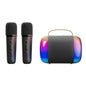 Portable Bluetooth Speaker Home And Outdoor Wireless Karaoke Audio, Y5 1 Microphone, Y5 2 Microphone