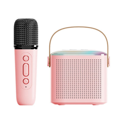 Home Portable Bluetooth Speaker Small Outdoor Karaoke Audio, Y1 White, Y1 Pink, Y1 Black, Y2 White, Y2 Pink, Y2 Black