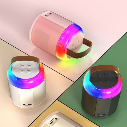 Home Portable Bluetooth Speaker Small Outdoor Karaoke Audio, Y1 White, Y1 Pink, Y1 Black, Y2 White, Y2 Pink, Y2 Black