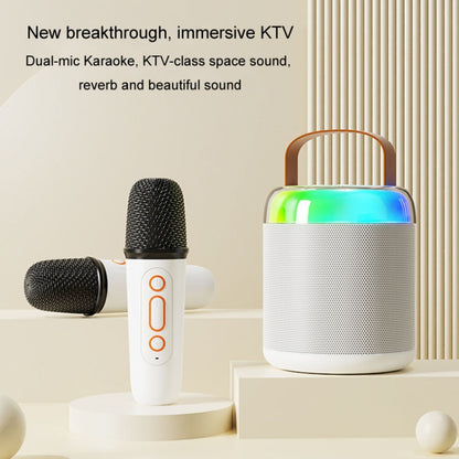 Home Portable Bluetooth Speaker Small Outdoor Karaoke Audio, Y1 White, Y1 Pink, Y1 Black, Y2 White, Y2 Pink, Y2 Black