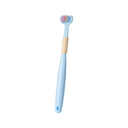 YALINA Three Sided Toothbrush Soft Hair 360 Degree V Shaped Toothbrush, 418 Adult Black, 418 Adult Pink, 418 Adult Purple, A22 Kids Pink, A22 Kids Yellow, A22 Kids Blue