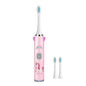 USB Charging Fully Automatic Ultrasonic Cartoon Children Electric Toothbrush, Pink with 1 Head, Pink with 3 Heads, Pink with 6 Heads, Pink with 8 Heads, Blue with 1 Head, Blue with 3 Heads, Blue with 6 Heads, Blue with 8 Heads, White with 1 Head