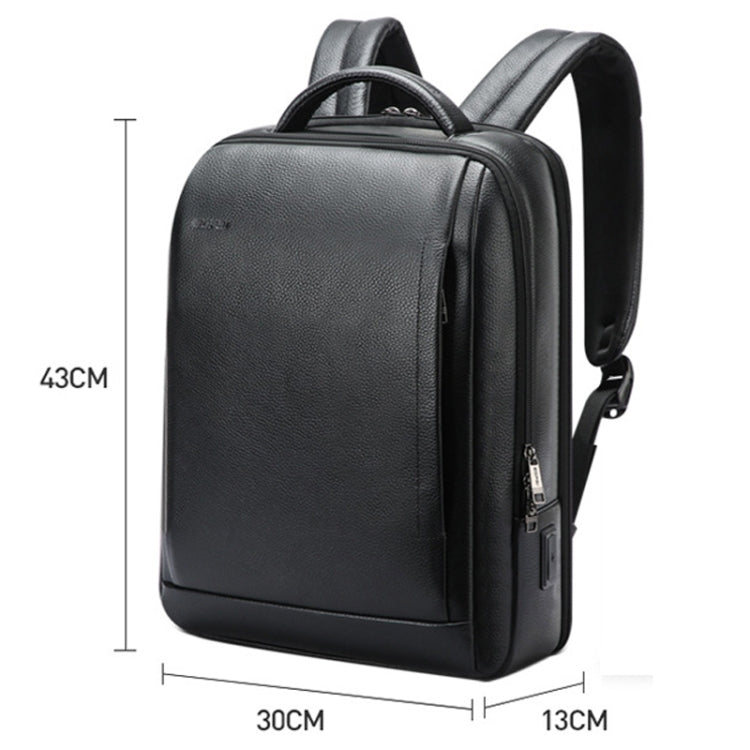 Bopai Large-Capacity Waterproof Business Laptop Backpack With USB+Type-C Port, 61-122891, 61-122631C