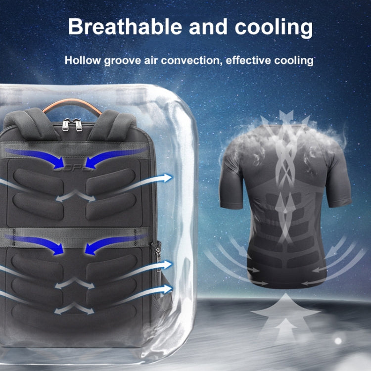 Bopai 751-006641A Large Capacity Anti-theft Waterproof Laptop Business Backpack, 751-006641A