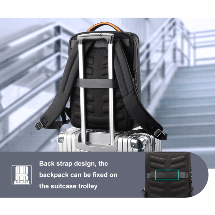 Bopai 751-006641A Large Capacity Anti-theft Waterproof Laptop Business Backpack, 751-006641A