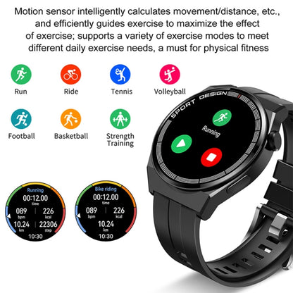 GT3Pro 1.28-Inch Health Monitoring Bluetooth Call Smart Watch With NFC, Black Silicone, Silver Silicone, Black Leather, Brown Leather, Black Steel, Silver Steel, Black Three-bead Steel, Silver Three-bead Steel