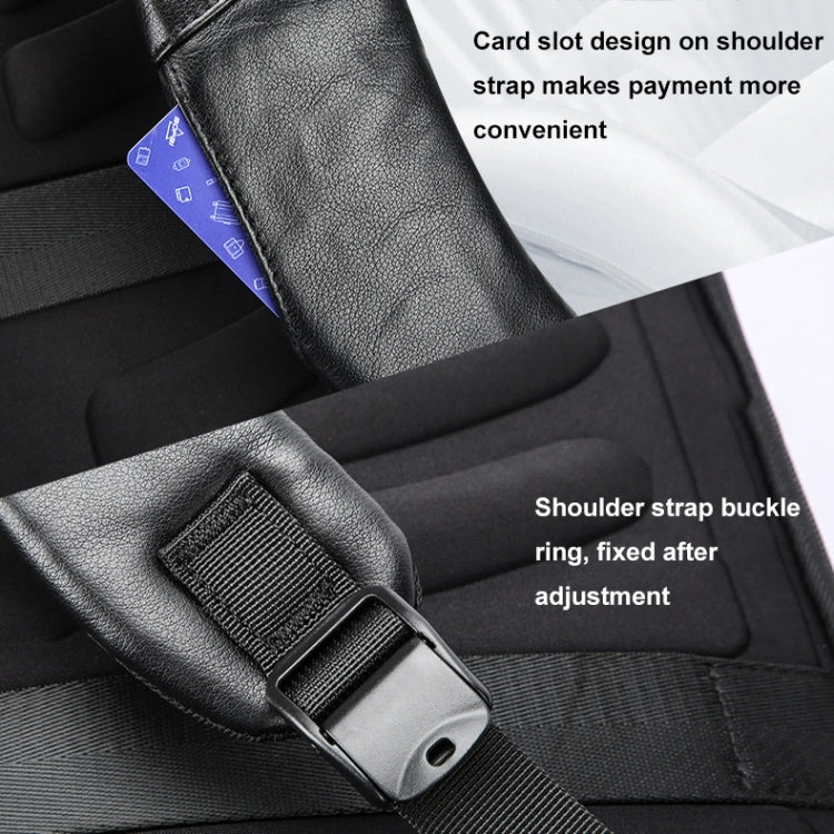 Bopai Large-Capacity Waterproof Business Laptop Backpack With USB+Type-C Port, 61-16311, 61-16311A