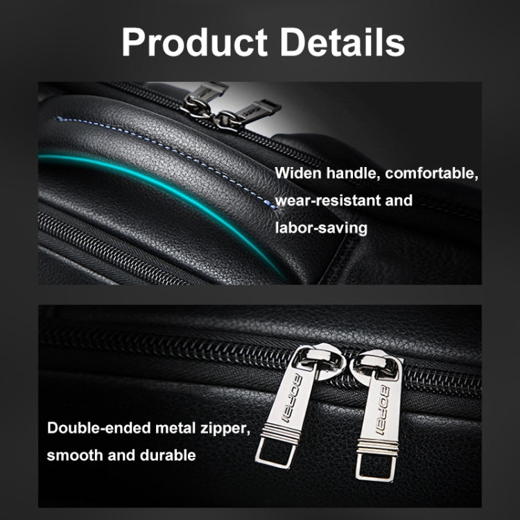 Bopai Large-Capacity Waterproof Business Laptop Backpack With USB+Type-C Port, 61-16311, 61-16311A