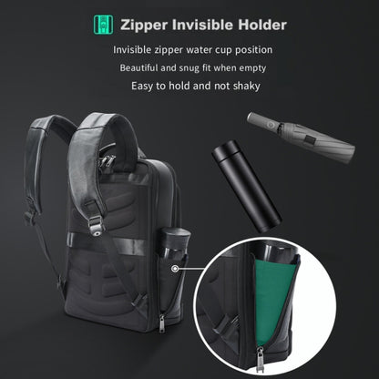 Bopai Large-Capacity Waterproof Business Laptop Backpack With USB+Type-C Port, 61-16311, 61-16311A