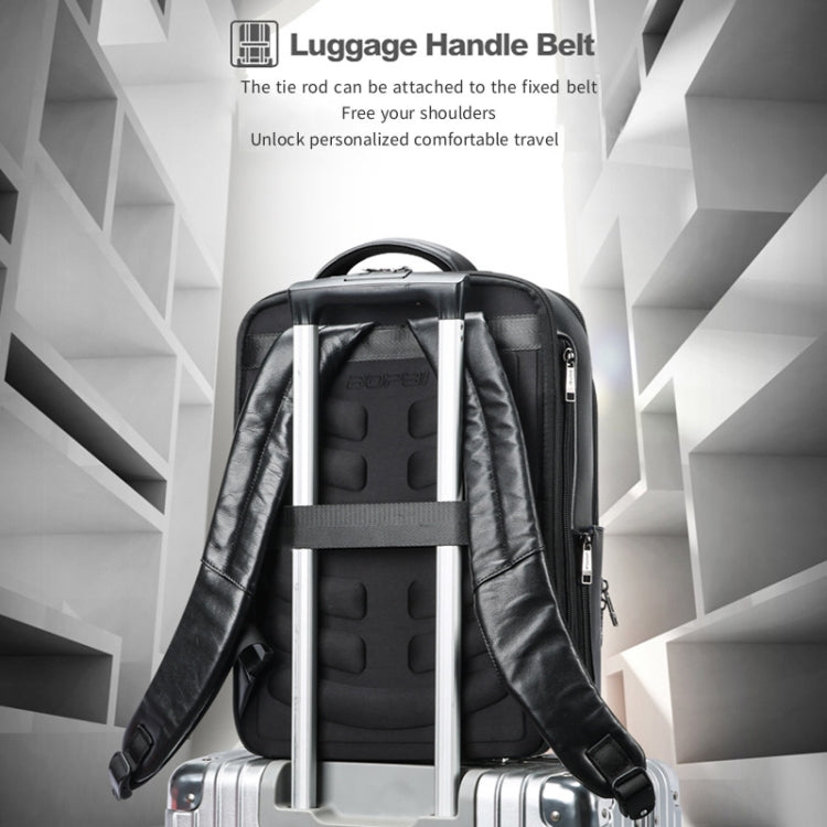 Bopai Large-Capacity Waterproof Business Laptop Backpack With USB+Type-C Port, 61-16311, 61-16311A