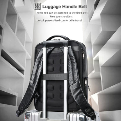 Bopai Large-Capacity Waterproof Business Laptop Backpack With USB+Type-C Port, 61-16311, 61-16311A